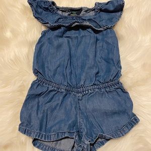 Denim Baby Romper
